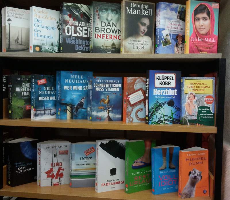 Neue Bestseller in der Bücherei