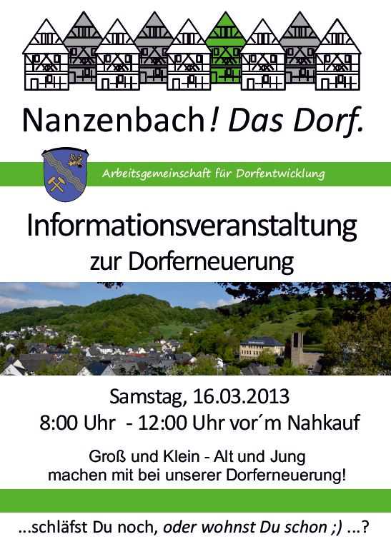 Plakat Info-Veranstaltung